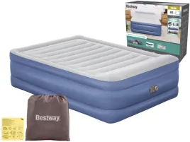 duzy-materac-dmuchany-welurowy-lozko-do-spania-z-pompka-bestway-model-2025