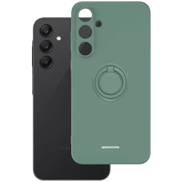 etui-matowe-do-galaxy-a55-5g-spacecase-silicone-ring-case-silikonowe-kolor-zielony