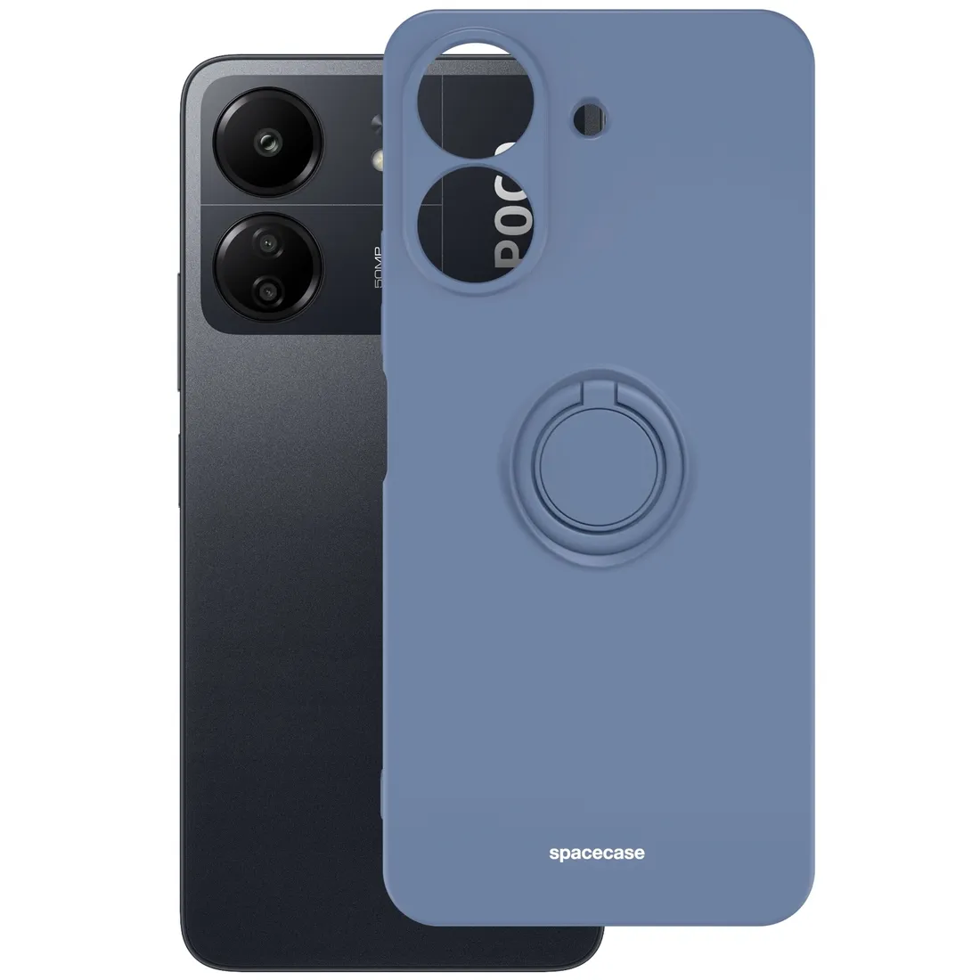 etui-matowe-do-poco-c65-redmi-13c-spacecase-silicone-ring-case-silikonowe