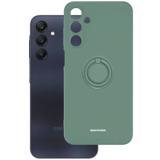 etui-matowe-do-galaxy-a25-5g-spacecase-silicone-ring-case-silikonowe-kolor-zielony