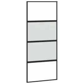 drzwi-przesuwne-czarne-90x205-cm-szklo-hartowane-aluminium