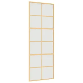 drzwi-przesuwne-zlote-76x205-cm-mrozone-szklo-esg-aluminium