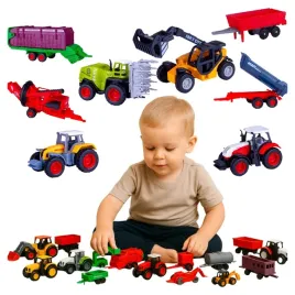traktor-z-przyczepa-kombajn-zabawka-dla-chlopca-duzy-zestaw-maly-farmer-3-4