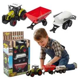 farmer-zestaw-maszyn-rolniczych-traktor-przyczepy-swiatlo-led-dzwiek-farma