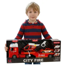 straz-pozarna-woz-strazacki-ciezarowka-przyczepa-helikopter-swiatlo-dzwiek