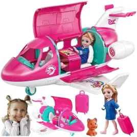 lalka-dla-dziewczynek-w-samolocie-z-pieskiem-akcesoriami-walizka-bagaz