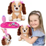 pluszowy-brazowy-piesek-dla-dziewczynek-do-dekorowania-z-cekinami