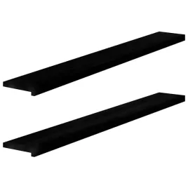 parapety-2-szt-ciemnobrazowy-160x20x2-cm-lite-drewno-debowe