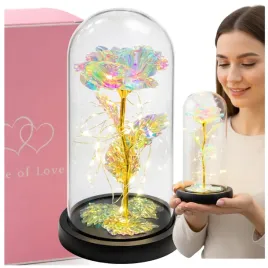 wieczna-roza-ze-swiatelkami-kopula-klosz-zlota-21cm-na-dzien-kobiet