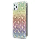guess-4g-peony-electroplated-pattern-etui-iphone-11-pro-max-teczowy