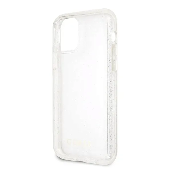 guess-glitter-case-etui-iphone-11-pro-silver