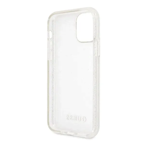 guess-glitter-case-etui-iphone-11-pro-silver
