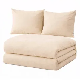 komplet-poscieli-160x200-jednokolorowa-gladka-2x-70x80-na-zamek-mila-ecru