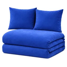 komplet-poscieli-160x200-jednokolorowa-gladka-2x-70x80-na-zamek-chabrowa