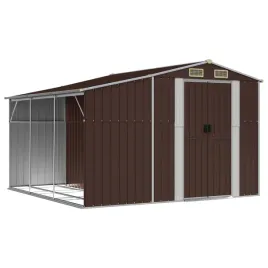 szopa-ogrodowa-metalowa-z-wiata-277x279x179-cm-brazowa