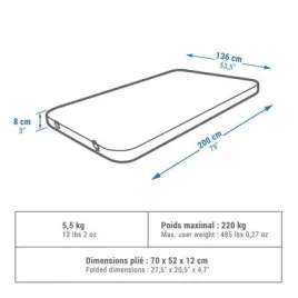 mata-samopompujaca-quechua-ultim-comfort-136-cm-dla-2-osob