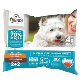 mokra-karma-dla-psa-frendi-indyk-dziczyzna-saszetki-4x100g