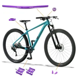 rower-dzieciecy-kubikes-29s-mtb-disc-turquoise-laser-purple-turkusowy