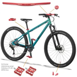 rower-dzieciecy-kubikes-275m-mtb-disc-turquoise-laser-red-turkusowy