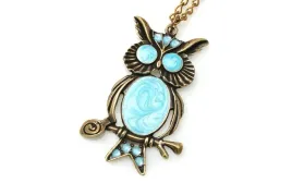 wisiorek-sowa-japan-style-vintage-turkus