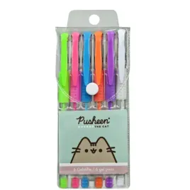 pusheen-cat-dlugopisy-zelowe-6-kolorow