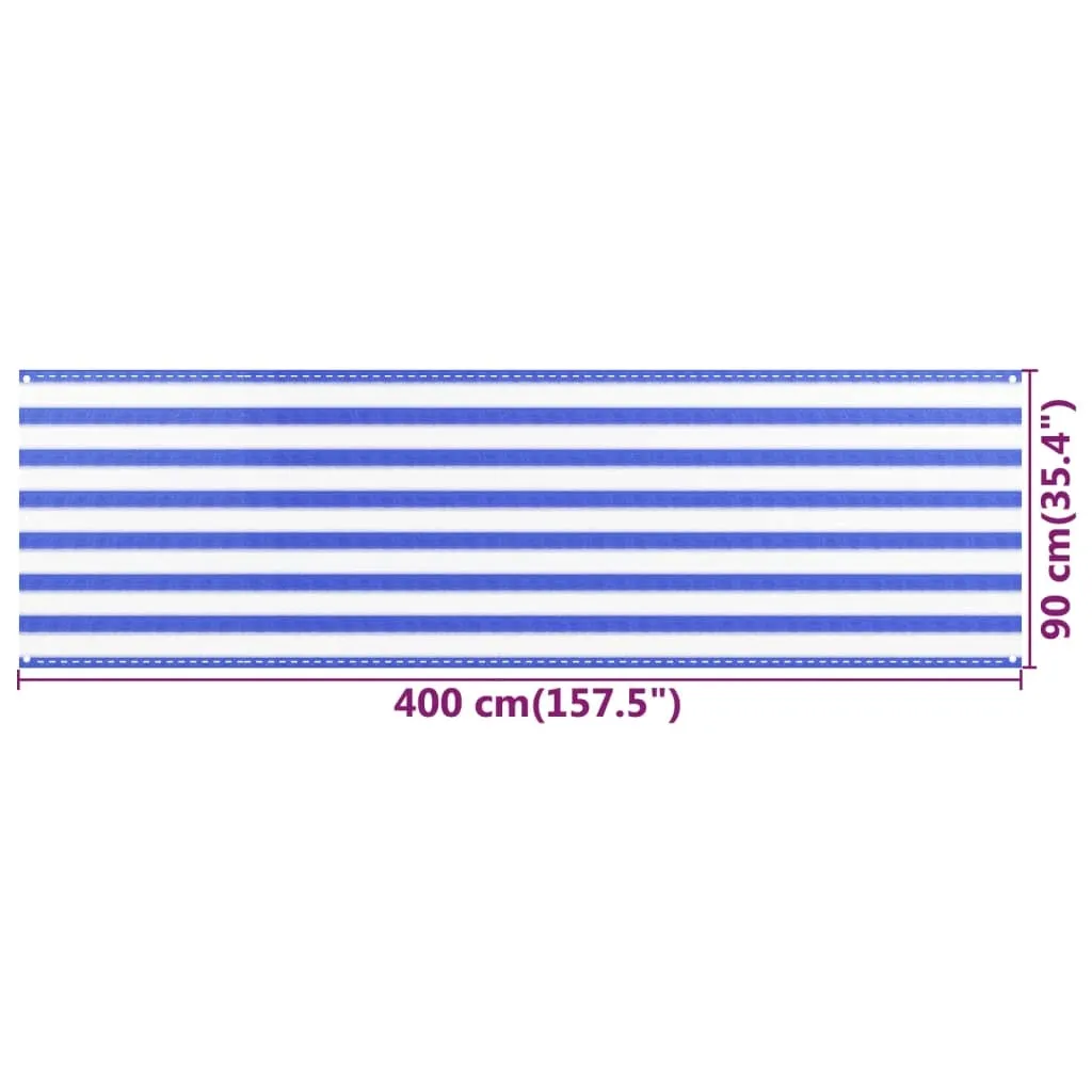 parawan-hdpe-90x400-cm-niebiesko-bialy-stan-nowy