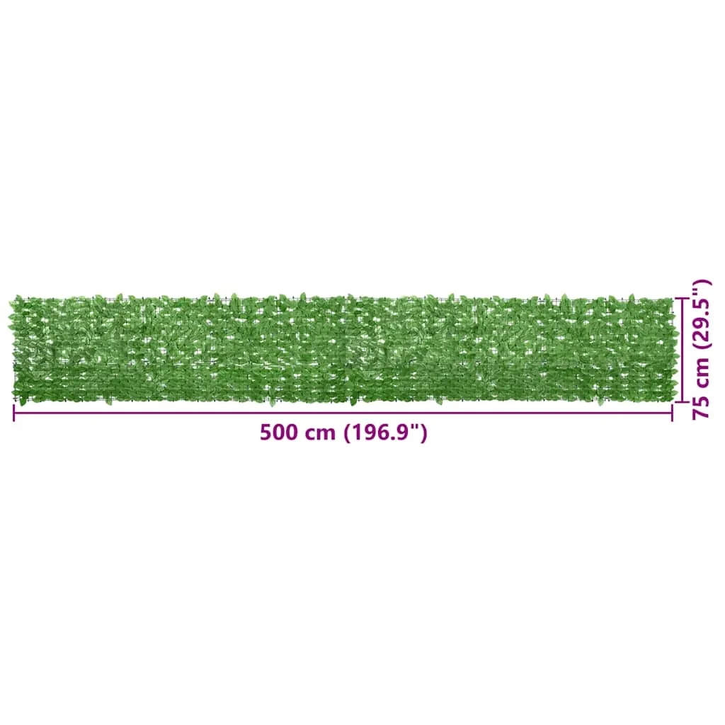 parawan-lisc-zielony-500x75cm