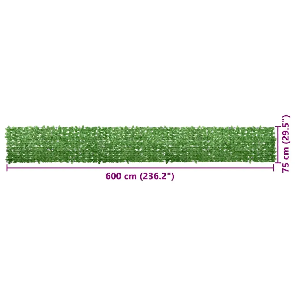 parawan-lisc-zielony-600x75-cm