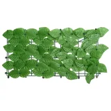 parawan-zielone-liscie-400x75cm-stan-nowy