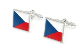 flaga-czech-spinki-mankietowe-kwadrat