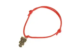 bransoletka-z-sowa-regulowany-wezel-red