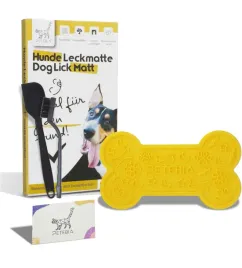 mata-do-lizania-dla-psa-zolta-kosc-do-nauki-powolnego-jedzenia-antystresowa