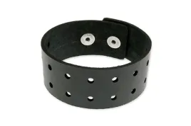skorzana-czarna-bransoletka-rock-punk-goth