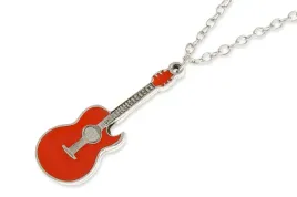 wisiorek-czerwona-gitara-dlugi-lancuszek
