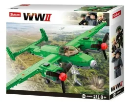 klocki-sluban-wwii-samolot-wojskowy-tupolev-tu-2-bomber-kompatybilne-z-lego