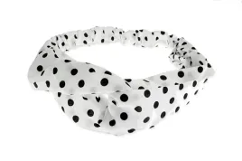 opaska-na-glowe-z-tkaniny-z-gumka-w-kropki