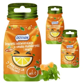 dosfarm-drazetki-odswiezajace-mieta-mandarynka-16g-pastylki-mietowki