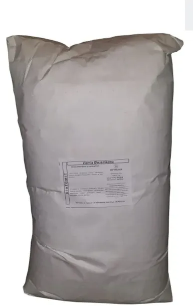 Diatomit, ziemia okrzemkowa sucha,prażona, wydajna - pył 20 kg/40L