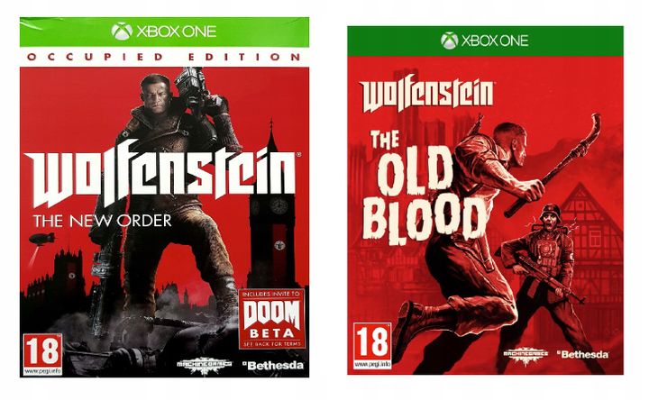 XBOXONE ZESTAW Wolfenstein New Order i Old Blood