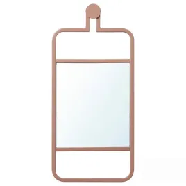lustro-ikea-granvag-wiszace-rozowe-22x48-cm