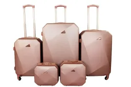 zestaw-eleganckich-walizek-podroznych-5w1-lekkie-mocne-2-kuferki-3-walizki