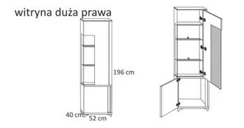 mebloscianka-marco-4-polysk-led-gratis-stan-nowy