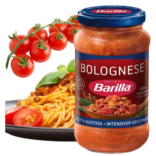 Barilla Sos Pomidorowy Bolognese z Mięsem i Warzywami do Makaronu 400g