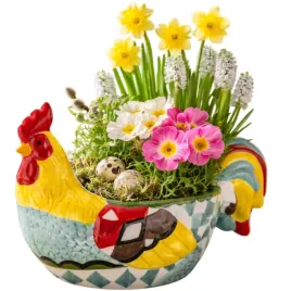 oslonka-doniczka-figurka-wielkanocna-ceramiczna-kolorowy-kogut-kura