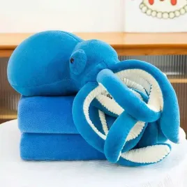 pluszowa-osmiornica-z-kocykiem-3w1-niebieska