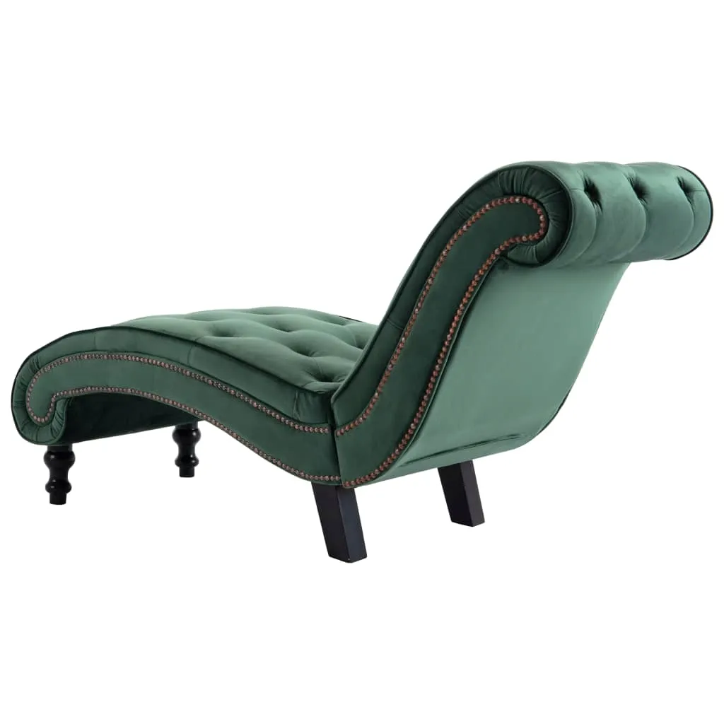 lezanka-aksamitna-zielona-145x52x77-cm-stan-nowy