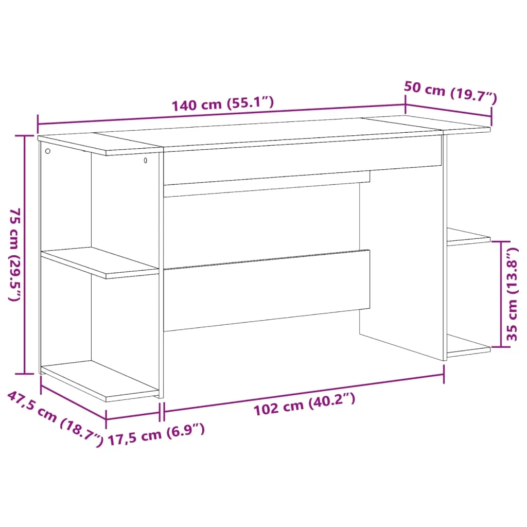 biurko-140x50x75-cm-dab-smokey-stan-nowy