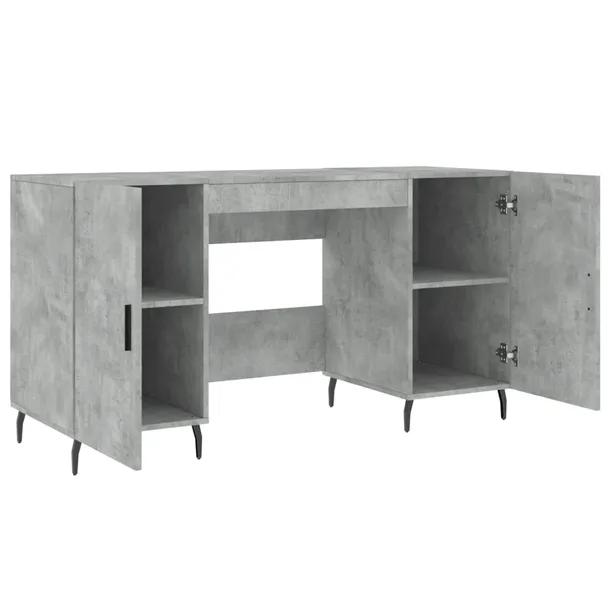 biurko-beton-140x50x75-szarosc-glebokosc-mebla-50-cm
