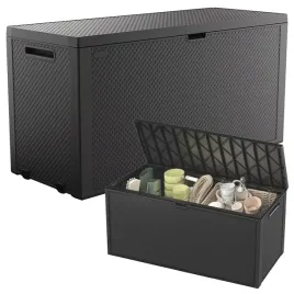 skrzynia-ogrodowa-na-balkon-taras-siedzisko-kolka-rattan-280l-antacyt-keter