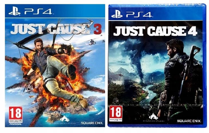 Ps4 2 Gry Just Cause 3 / Just Cause 4 / Nowe